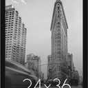 Americanflat 24x36 Poster Frame - Engineered Wood - Black