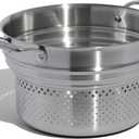 Made In Cookware - Stainless Steel Pasta Insert - Premium Stainless Steel - Professional Cookware - Crafted in Thailand - Fits 6 and 8 QT Stock Pots