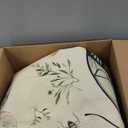 Joydeco Insect Large Washable Area Rugs for Living Room, Boho Floral Bedroom Rug 8x10 Under Bed Non Slip, Soft Low-Pile Indoor Floor Throw Carpet for Dining Nursery Playroom, Beige