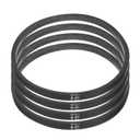 uxcell 4pcs A21 or 4L230 Classic Wrapped Rubber V-Belt, 21"(535mm) Inside Circumference, A Profile V Belt