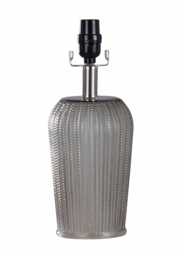 Stylecraft Glass Table Lamp - Gray