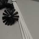 Chimney Cleaning Brush Dryer Duct Cleaner 2-in-1 Kit Fireplace Drier Vent Lint Sweeping Tools 18’ Flexible Rods Rotary System Working with or Without Drill Set of 2