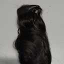 Halo Hair Extensions 20 Inch Invisible Wire Hair Extensions Adjustable Long Wavy Hairpiece Synthetic Upgrade 4 Secure Clips in Hairpieces 20 Inch,Pure Black