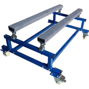 Watercraft PWC Dolly Jet Ski Stand Cart Boat Cradle Waverunner Trailer Trolley, Blue