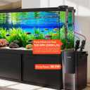 VEVOR 528GPH Canister Filter, 5-Stage External Aquarium Filter with Powerful Pump, Water Circulation Cleaning Machine with Media for Large Fish Tanks and Aquariums Up to 150 Gallons, for Freshwater