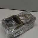 4" Square Rustic Wood Planters with Plastic Liner - Set of 2