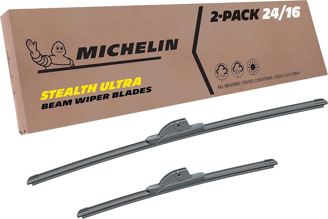 Michelin 19-2416SUBA Stealth Ultra Twin Pack 24 &16 inch Wiper Blade Fits Select Ford, Hyundai, Kia, Subaru, Chevrolet, Mitsubishi, Saturn, Ram, Lexus, GMC, Model Years (2 Pack)