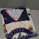 Women's Jersey Shirts Graphic Color Block Racing T Shirt Short Sleeve Crewneck Preppy Tee Tops Vintage Y2K Clothes (5X-Large Plus, Beige)