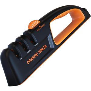 5 Precision Adjust Knife Sharpener- 3-Stage Premium Kitchen Knife Sharpener to Repair, Restore & Polish Blades by Sharp Pebble