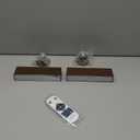 Battery Operated Wall Sconces Set of 2: Wireless Rechargeable Wall Light with Remote&Button, 360 Rotate Magnetic Scone Lighting LED Wall Mount Sconce Lamp for Bedroom Bedside Reading, Wood