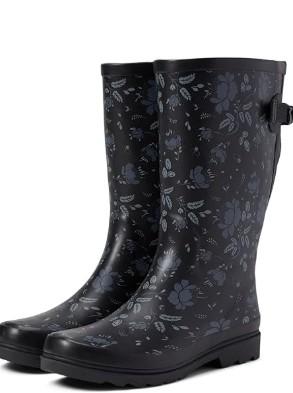 Western Chief Women's Tall Waterproof Rain Boot Outdoor Garden Shoes, Size 8
