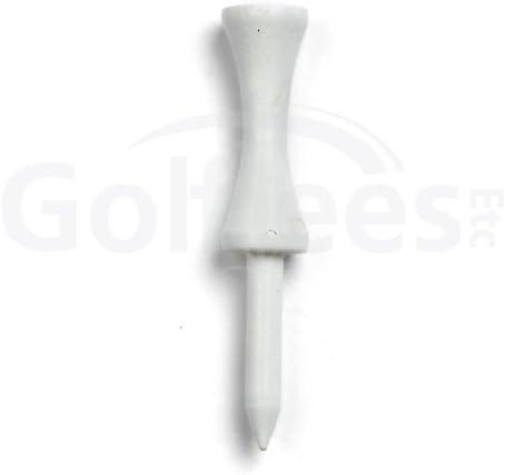 2 1/8" Step Down Tees - Pack of 100 (White)