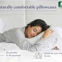California Design Den Standard Queen Size Pillowcases - 100% Cotton, Set of 2 Soft & Cooling Sateen Weave Cases, Fits Queen and Standard Size Pillows - Bright White