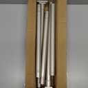 UIOSANRT Brushed Nickel Shower Curtain Rod 31-79 Inches Non-Slip Shower Rod Tension Mounted No Drill Tension Shower Curtain Rods Spring Tension Rod for Windows Bathroom