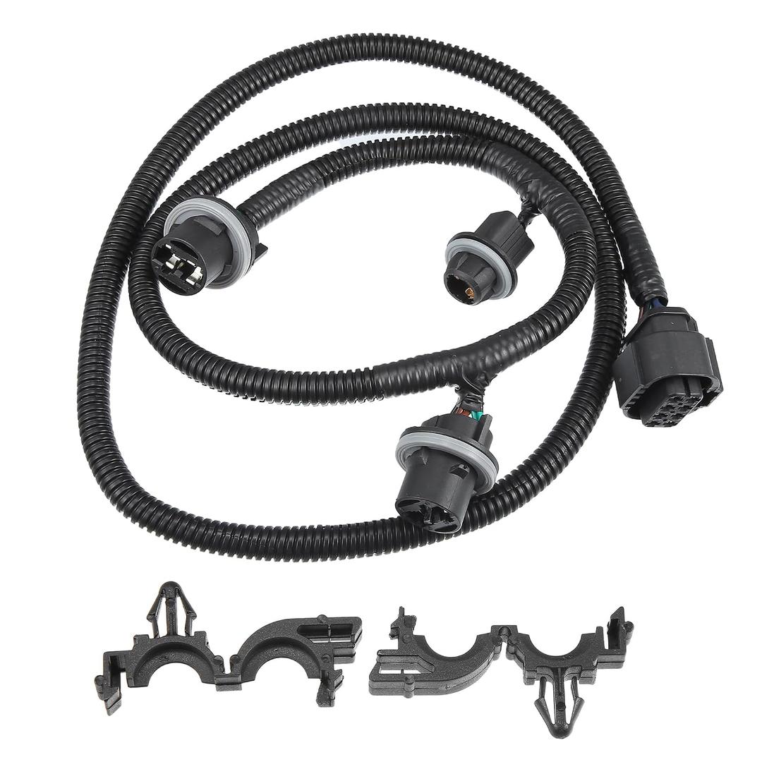 uxcell 1set Driver Side Tail Lamp Wiring Harness for Chevrolet Silverado 1500 2014-2015 No.23141278 Tail Light Socket Wire Harness