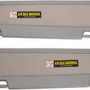 A Pair Light Gray Left and Right Sun Visor Sunvisor Compatible with 2006 2007 2008 2009 2010 2011 06 07 08 09 10 11 Civic Replaces# 83280-SNA-A01ZC 83230-SNA-A01ZC