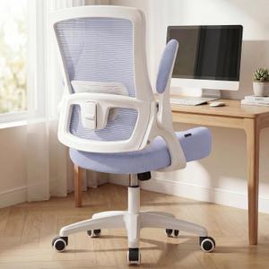 NEO CHAIR Office Desk Chair High Back Mesh Chair Adjustable Lumbar, Purple, 24 inches x 21.5 inches x 38.5 inches
