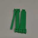 60 PCS Garland Ties Plant Cable Straps for Support Plant Growth, Adjustable Indoor/Outdoor Decorative Nylon Reusable Hook and Loop Design(Green,6 inch)
