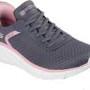 Casual sneaker, Slip-ins, Memory Foam footbed, Heel Pillow, Flexible outsole, stretch laces - no tie fit, Machine Washable Size 8.5