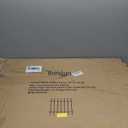 Metal Decorative Garden Fence 36" Wide x 28" High (5 Panels, Total Length 11.6 feet), Metal Border Folding Fence, Landscape Fencing Dog Fence Pet Fence for Flower Bed, Yard, Animal Barrier (Black)