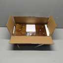 Wood Monitor Stand for Desk, 2 Tier Anti-slip Monitor Riser for Desktop with Phone Slot, Sturdy Computer Stand with Storage Shelves, Sturdy Laptop Riser Monitor Shelf, Easy to Assemble, Rustic Brown