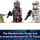 LEGO Star Wars AT-RT Attack - Building Toy for Boys & Girls, Ages 7+ - with The Mandalorian & Grogu Minifigures - Playset for Kids - Gift for Birthdays - 75444