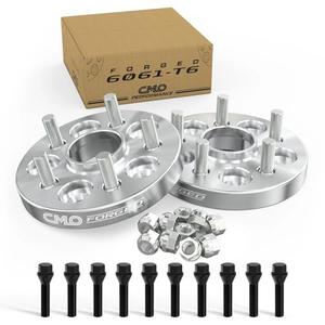 25mm (1 Inch) Wheel Adapters Hubcentric 5x112 to 5x120 (Hub to Wheel) With Center Bore 66.6 (Hub) to 72.6 (Wheel) Compatible For MBZ Audi 5x112 to Use 5x120 Wheel (2pc 12x1.5 Thread Pitch)