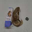 Clip in Ponytail Extension 18 Inch Pony Tails Hair Extensions for Women Long Straight Curly Tail Ponytail Hair piece Synthetic Fake Versatile Pony Gloden Blonde and Beach Blonde Tips