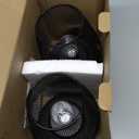 UBright 2 Pack Rechargeable Table Lamp Cordless Table Lamp Battery Operated Lights Metal with 4 Lighting Mode Indoor Outdoor Lights for Patio Bedroom Living Room (Bulb Included) Black