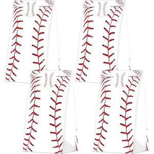 30 PCS Party Favor Candy Bags for Baseball Birthday Party Supplies, Party Gift Goody Treat Candy Bags for Baseball Party Favors Decor Birthday Party Decor for Baseball Party Girls Kids Birthday Decoration 2 Pack