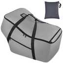 Infant Car Seat Travel Bag  Fits Infant Car Seats with AntiRebound Bar Base, Car Seat Airplane Bag for Chicco/Graco/Nuna/Cosco/Britax/Uppababy Baby Car Seat, Water Dirt Tear Resistant, Grey Upgrade