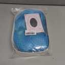 Sky Blue Wig with Bangs Short Light Blue Bob Wig Wavy Curly Wigs Synthetic Hair Wigs (Small Size)