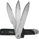 The Butcher- Throwing Spikes- 3-Pack Set 0.27" Thick Premium Stainless Steel Throwing Set with Sheath