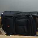 SWISSGEAR Sion Softside Expandable Spinner Luggage Durable Lightweight Travel Suitcase, Black, Checked-Medium 25-Inch