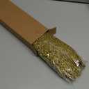 Christmas Glitter Stems 24pcs Artificial Pine Tree Picks for Christmas Tree Ornaments fillers, DIY Xmas Wreath, Crafts, Garland, Holiday, Party, Wedding and Home Decoration (Gold)