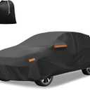 X AUTOHAUX Car Cover for Nissan X-Trail 2010-2025 210D-PU Outdoor Full Car Cover All Weather with Door Zipper for Waterproof Windproof Sun Rain Snow Protection