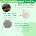 Swivel Seat Cushion 360 Degree Rotating Seat Cushion Light Weight Portable Pivot Disc Pad for Elderly, Swivel Car Seat Easy Turning from Bed to Wheelchair or Chair (50cmX50cm-Gray)