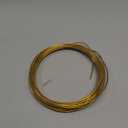 BENECREAT 12 Gauge 16.4 Feet Round Raw Copper Wire Gold Brass Wire for Beading Craft and Jewelry Making
