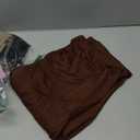 3 Pack Women's Maternity Pants Over The Belly Pregnancy Pants Comfy Bootcut Pregnant Sweatpants with Pockets (Large, Black, Brown, Khaki)