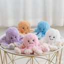 Cute Cartoon Octopus Plush Doll Toys Gift Sea Stuffed Toys for Kids and Lovers Home Decor (Purple, 15.7-Inch)