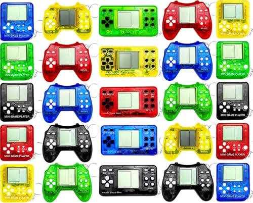 7 Pcs Video Game Party Favors for Kids, Video Game Keychain, Mini Gamer Party Favors, Gaming Party Decorations, Birthday Party, Classroom Prizes, Goodies Bags Stuffer