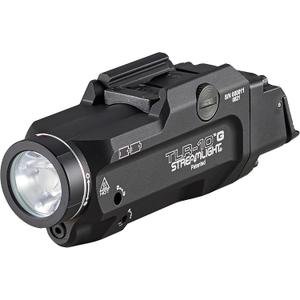 Streamlight 69473 TLR-10 G Flex 1000-Lumen Rail-Mounted Tactical Weapon Light with Integrated Green Aiming Laser, Rear Switch Options, and Key Kit, Black