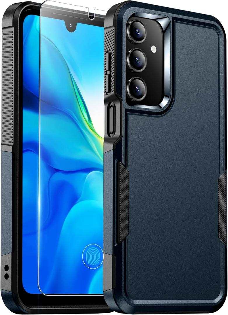 Red2Fire Designed for Samsung Galaxy A16 5G Case, [Military Grade Drop Protection] Non-Slip Heavy Duty Full Body Shockproof Protection Phone Case Galaxy A16 5G Case, Dark Blue