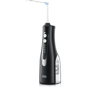 ordless Water Flosser, Portable Dental Teeth Cleaner, 300ML Tank Rechargeable Dental Oral Irrigator for Home and Travel, 4 Modes 8 Jet Tips, IPX7 Waterproof