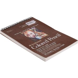 Strathmore 400 Series Colored Pencil Pad, 6"x8" Wire Bound, 30 Sheets