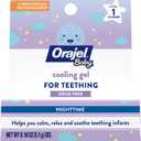 Orajel Baby Nighttime Cooling Gel for Teething, Drug-Free, #1 Pediatrician Recommended Brand for Teething*, One .18oz Tube