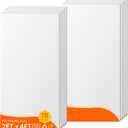 PVC Ceiling Panels 24x48 in, 10 Pcs, 80 Sq.Ft, White Smooth