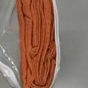 MIULEE Linen Curtains 96 Inch Length for Living Room 2 Panels, Terracotta Rod Pocket Back Tab Light Filtering Semi Sheer Boho Soft Linen Window Fall Drapes Farmhouse Burlap Decor Curtains for Bedroom