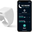 Smart Anti-Snoring Device with App Control, Comfortable One-Size Design, White