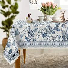 Spring tablecloth beautiful pattern 60x120 inch